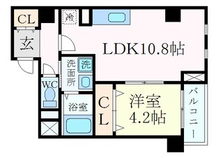 WELLBEAR新神戸の物件間取画像